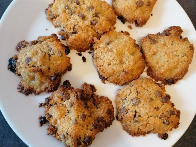 Cliquez pour zoomer ! Cookies au pain rassis et pépites de chocolat Thermomix par noeline_2