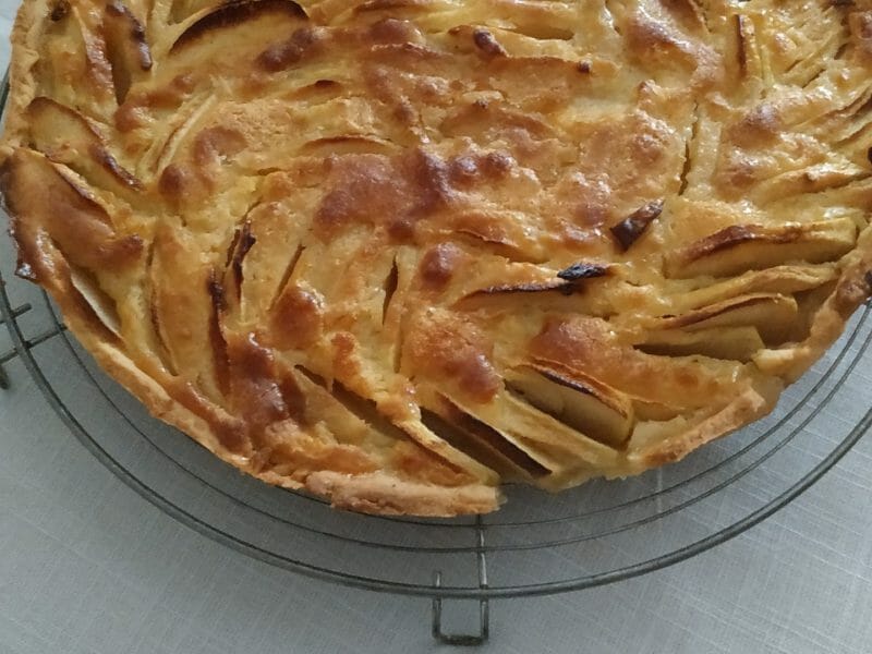 Cliquez pour zoomer ! Tarte aux pommes alsacienne Thermomix par denisejung