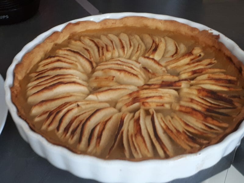 Cliquez pour zoomer ! Tarte aux pommes alsacienne Thermomix par maman4