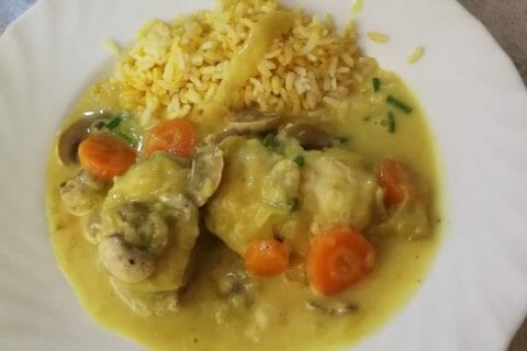 Cliquez pour zoomer ! Blanquette de lotte au Thermomix