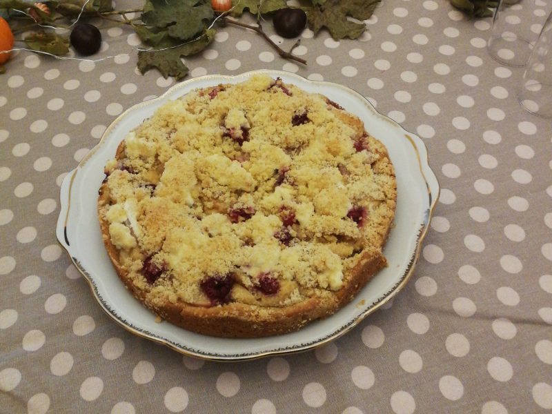 Cliquez pour zoomer ! Gâteau poires, framboises et ricotta Thermomix par nancymomotte