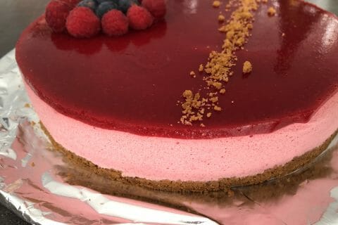 Cliquez pour zoomer ! Bavarois aux fraises Thermomix par elena02
