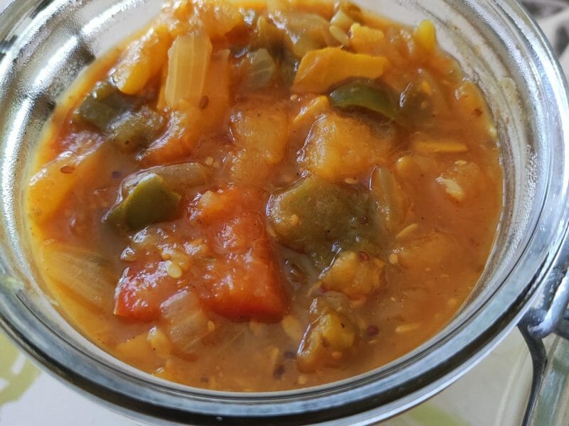 Cliquez pour zoomer ! Chutney de courgettes Thermomix par radisel