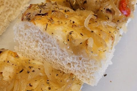 Cliquez pour zoomer ! Focaccia aux oignons Thermomix par Syl Débutante TM6