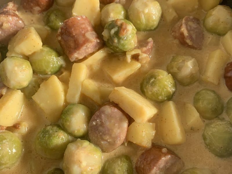 Cliquez pour zoomer ! Potée de choux de Bruxelles Thermomix par mamoub