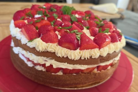 Cliquez pour zoomer ! Shortcake aux fraises Thermomix par celine13650