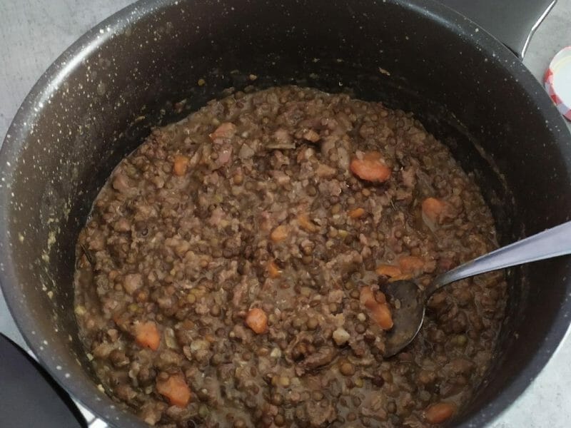 Cliquez pour zoomer ! Lentilles et ses saucisses Thermomix par jordan_6