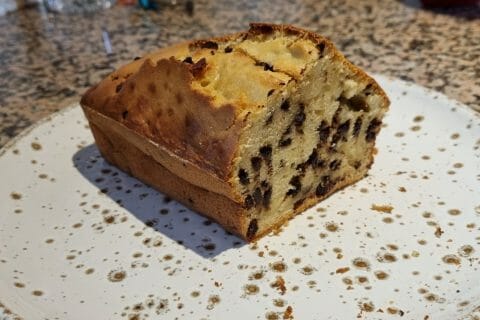 Cliquez pour zoomer ! Plum cake aux pépites de chocolat Thermomix par Lucie