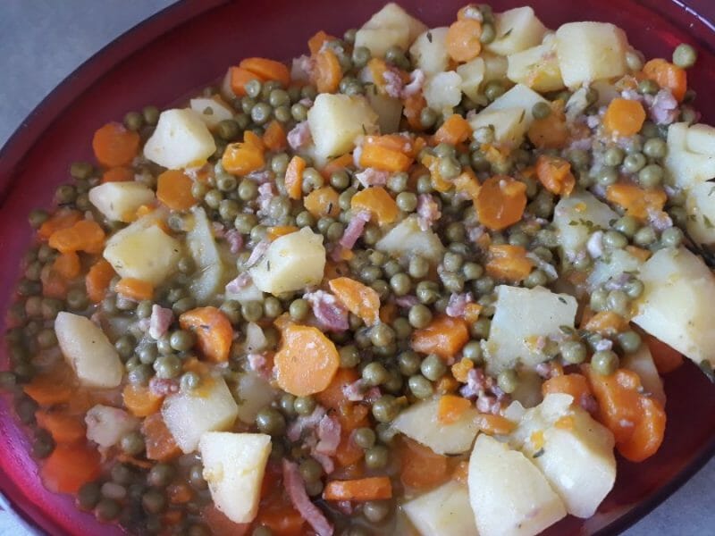 Cliquez pour zoomer ! Jardinière de légumes aux lardons Thermomix par Nath16