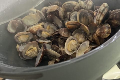 Cliquez pour zoomer ! Spaghettis aux palourdes Thermomix par chonchon13