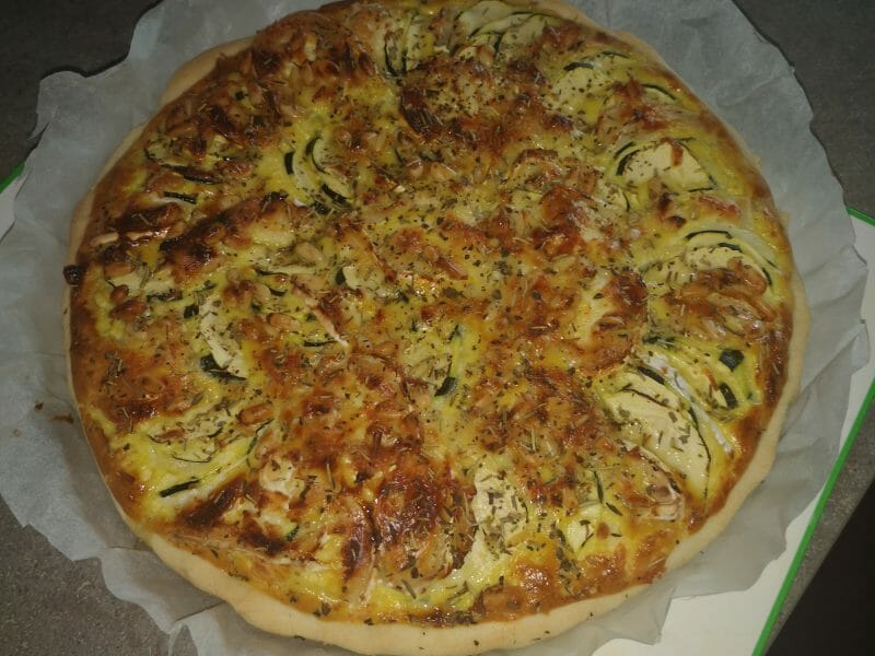 Cliquez pour zoomer ! Tarte courgettes, chèvre et pignons de pin Thermomix par oceane_32