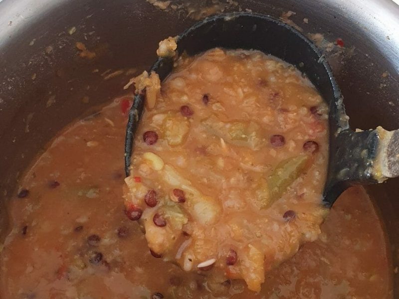 Cliquez pour zoomer ! Soupe de légumes aux lentilles et au riz Thermomix par emma1519