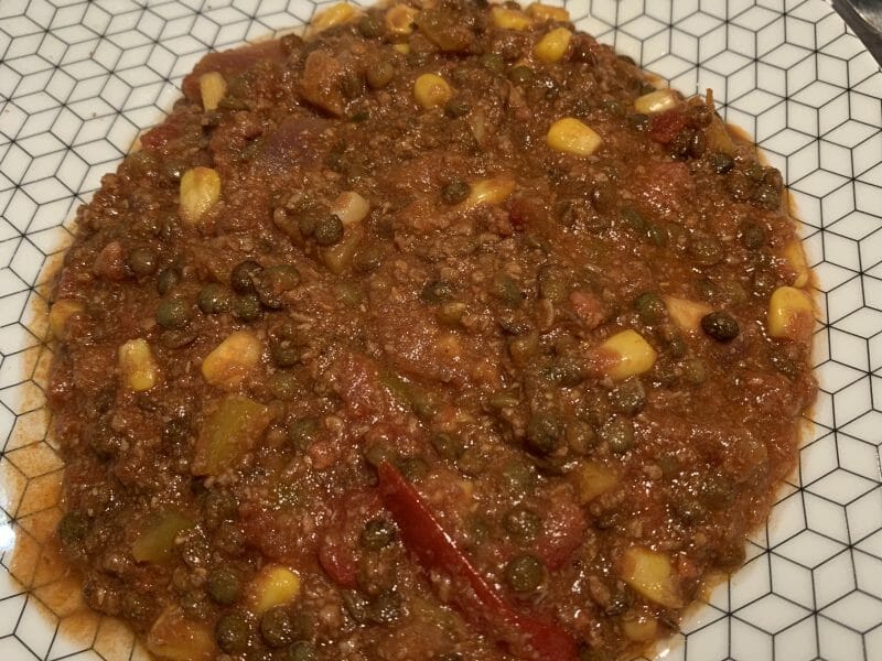 Cliquez pour zoomer ! Lentilles façon chili Thermomix par debb_85