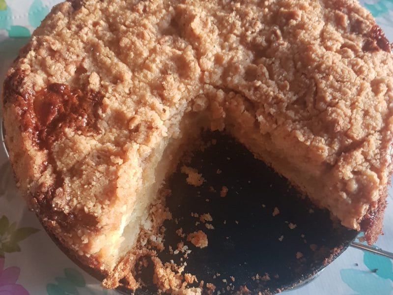 Cliquez pour zoomer ! Tarte aux pommes façon crumble Thermomix par Omatruus
