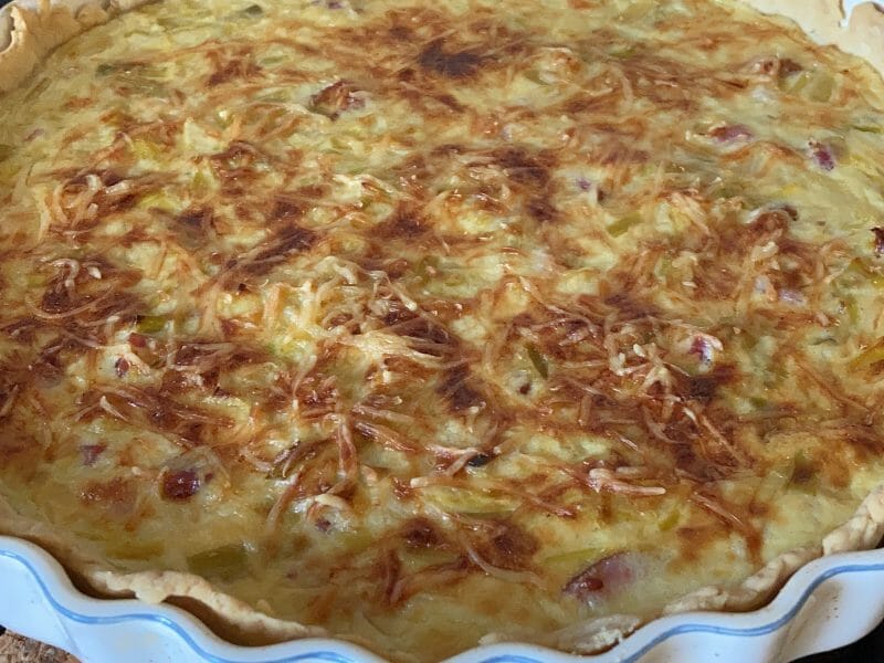 Cliquez pour zoomer ! Tarte aux poireaux Thermomix par Cath