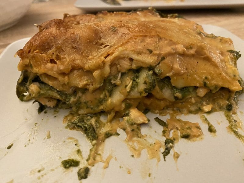 Cliquez pour zoomer ! Lasagnes au saumon et aux épinards Thermomix par Nadiakiss