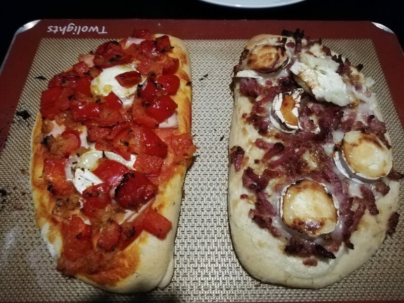 Cliquez pour zoomer ! Fougasse chèvre et lardons Thermomix par carolane_9