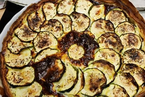 Cliquez pour zoomer ! Tarte courgettes et ricotta Thermomix par SuZu