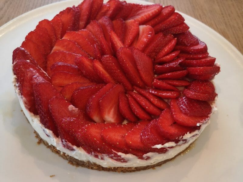 Cliquez pour zoomer ! Tarte aux fraises sans cuisson Thermomix par sev_12
