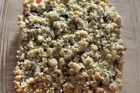 Cliquez pour zoomer ! Crumble aux mirabelles Thermomix par eva_dbl