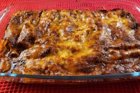 Cliquez pour zoomer ! Cannellonis farcis aux aubergines et courgettes Thermomix par deydey78