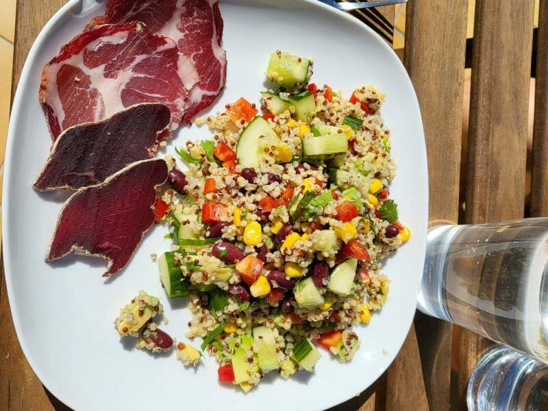 Cliquez pour zoomer ! Salade de quinoa mexicaine Thermomix par deydey78