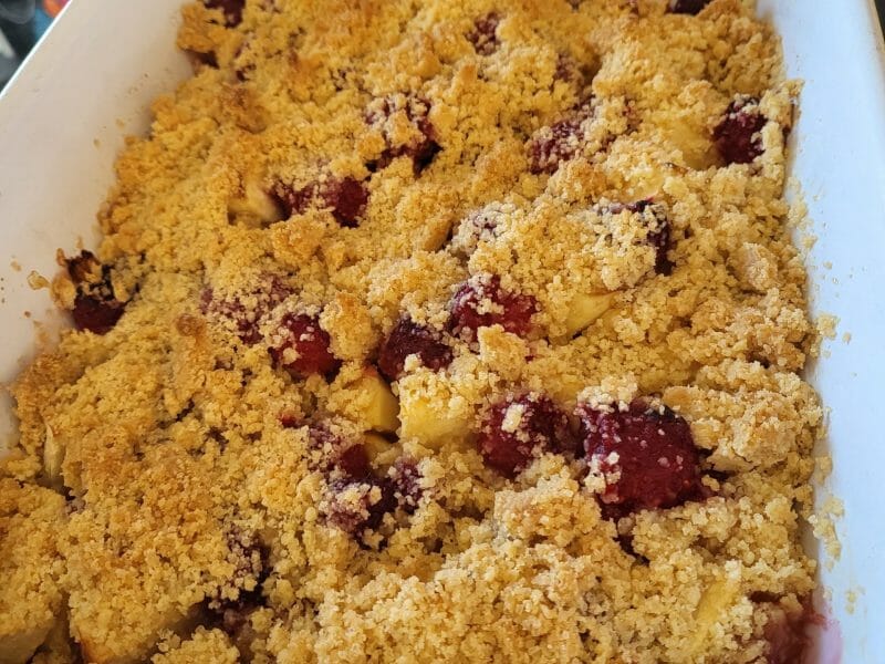 Cliquez pour zoomer ! Crumble aux Pommes Thermomix par deydey78