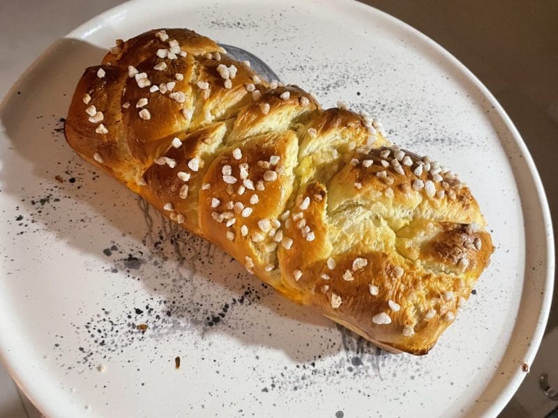Cliquez pour zoomer ! Brioche tressée à la mie filante Thermomix par krys68310