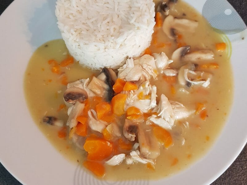 Cliquez pour zoomer ! Blanquette de poulet Thermomix par Natigrou