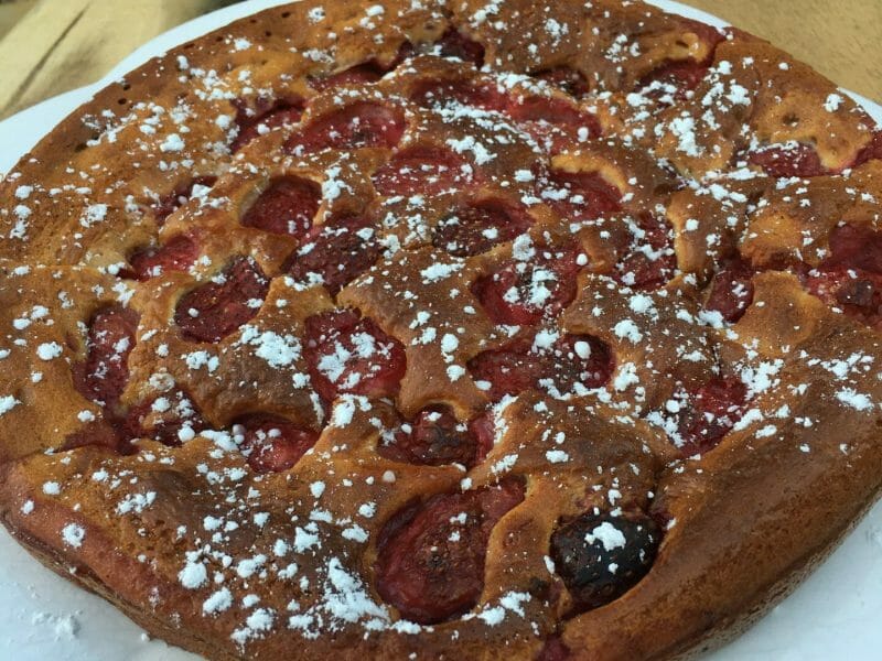 Cliquez pour zoomer ! Clafoutis aux fraises Thermomix par vero2a