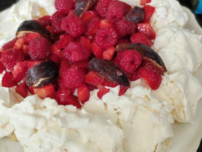 Cliquez pour zoomer ! Mini pavlova aux fraises Thermomix par Lce59155