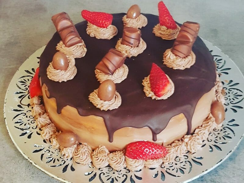 Cliquez pour zoomer ! Layer cake Kinder Bueno Thermomix par alexandra_52