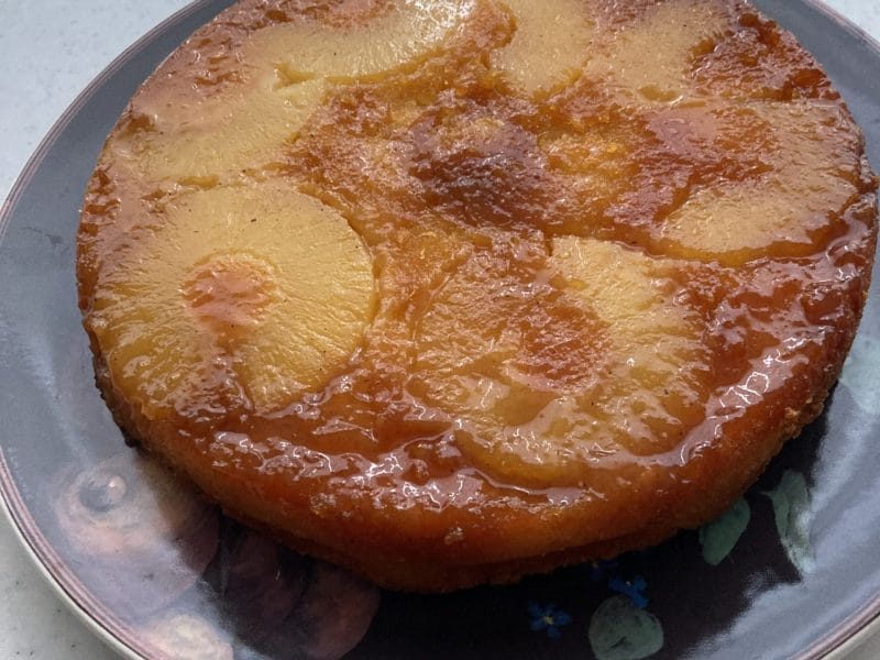 Cliquez pour zoomer ! Gâteau renversé à l’ananas Thermomix par Plaetevoet francoise