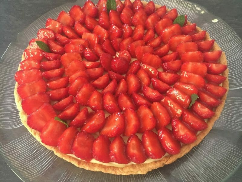 Cliquez pour zoomer ! Tarte aux fraises Thermomix par cooksandra