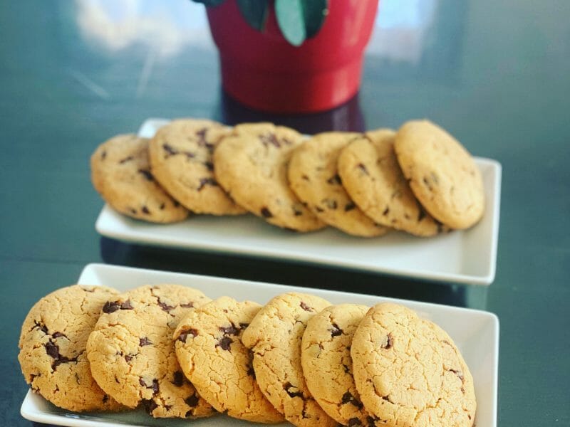 Cliquez pour zoomer ! Cookies beurre de cacahuète et pépites de chocolat Thermomix par kaissaliya3