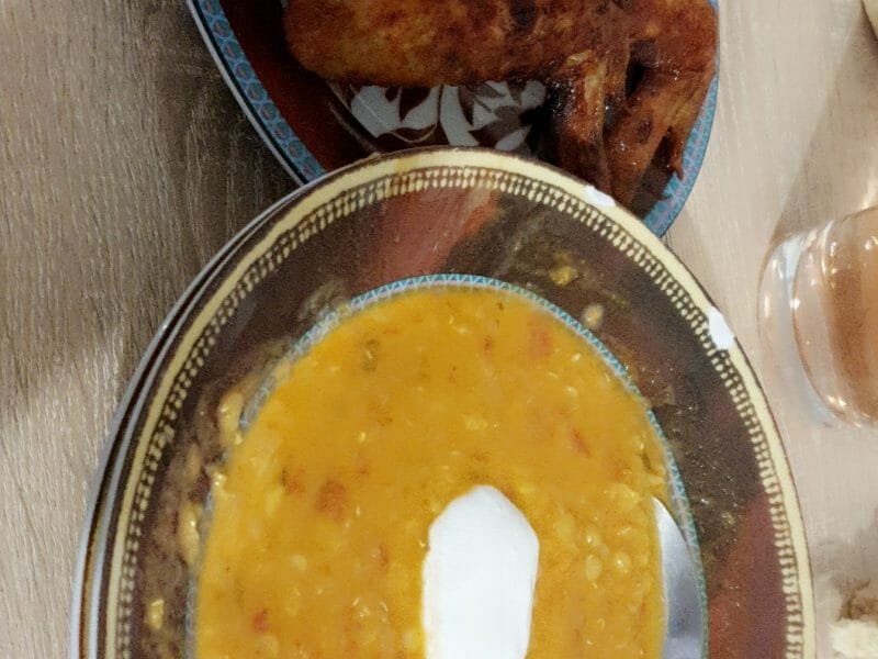 Cliquez pour zoomer ! Soupe de lentilles corail, curry et coco Thermomix par rejane_3