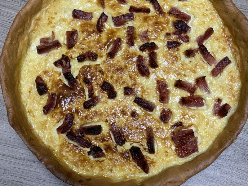 Cliquez pour zoomer ! Zwiebelkuchen – gâteau aux oignons Thermomix par Abla