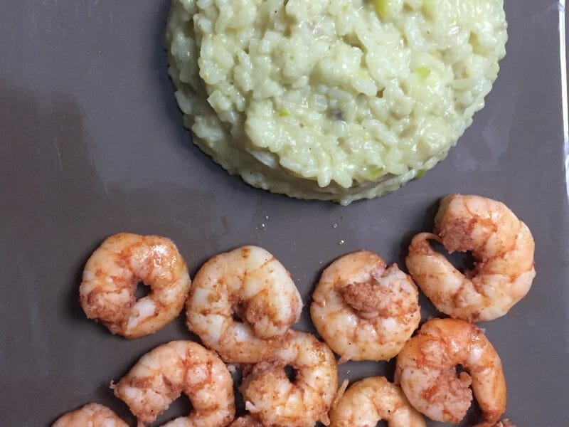 Cliquez pour zoomer ! Risotto champignons et courgettes Thermomix par Abla