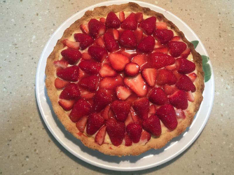 Cliquez pour zoomer ! Tarte aux fraises Thermomix par Abla