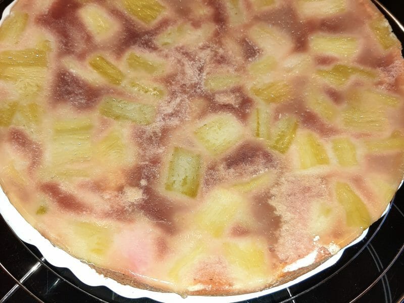 Cliquez pour zoomer ! Cobbler à la rhubarbe Thermomix par clarinette72