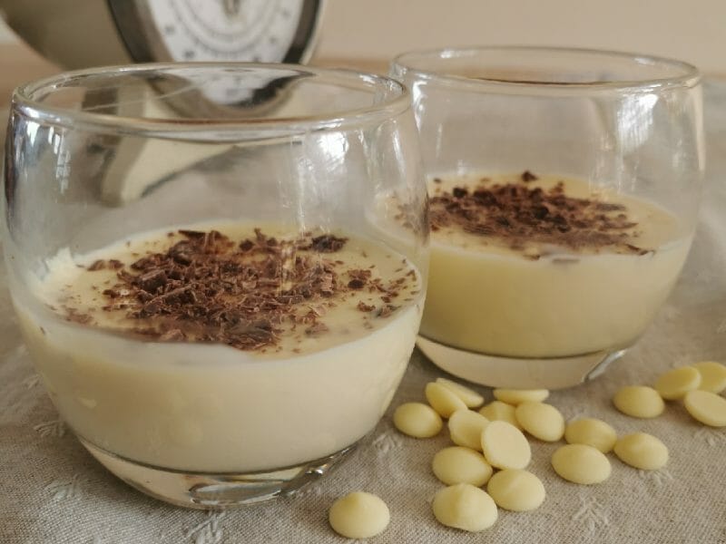Cliquez pour zoomer ! Crème dessert au chocolat blanc Thermomix par Angélique