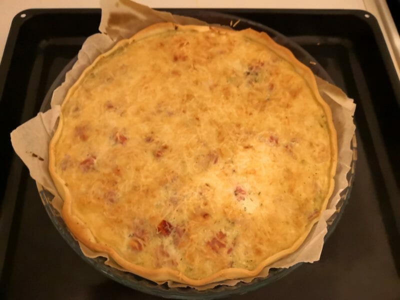 Cliquez pour zoomer ! Quiche au brocoli et jambon Thermomix par titiallegresse