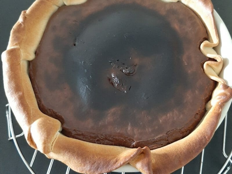 Cliquez pour zoomer ! Flan pâtissier au chocolat Thermomix par thewhitedress