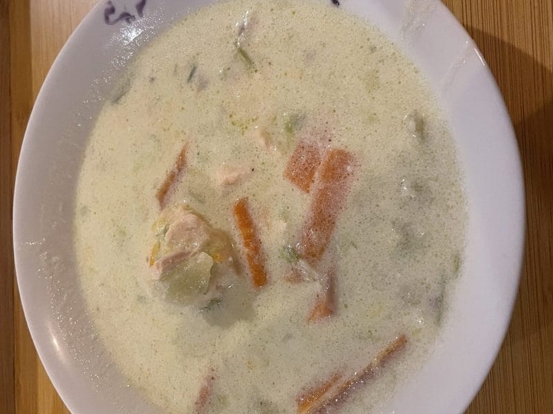 Cliquez pour zoomer ! Soupe de saumon à la finlandaise Thermomix par nanie92