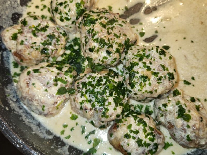 Cliquez pour zoomer ! Boulettes de poireau et boeuf citronné Thermomix par anais_2211