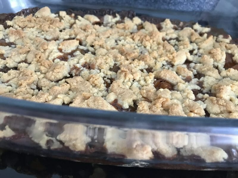 Cliquez pour zoomer ! Crumble aux mirabelles Thermomix par soleil68