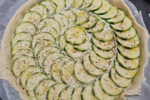 Cliquez pour zoomer ! Tarte courgettes et ricotta Thermomix par Ingrid91