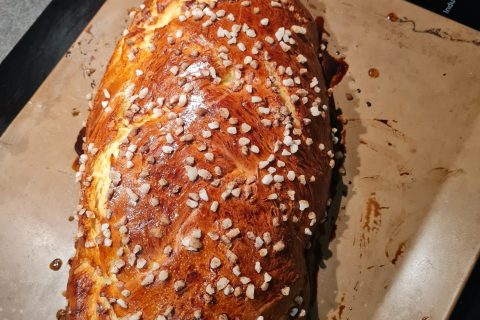 Cliquez pour zoomer ! Brioche tressée à la mie filante Thermomix par Ingrid91