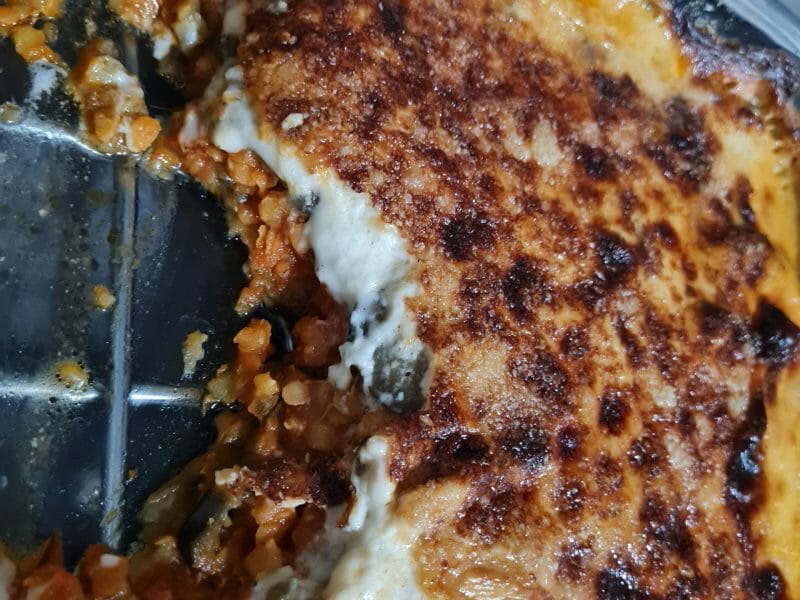 Cliquez pour zoomer ! Moussaka de lentilles corail Thermomix par Ingrid91