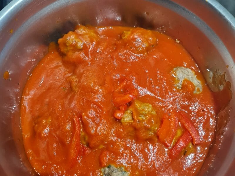 Cliquez pour zoomer ! Boulettes de viande à la sauce tomate Thermomix par Ingrid91